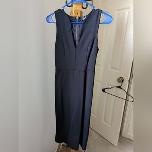 Lulu's black, bodycon, midi black dress